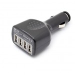 מטען USB לרכב עם 4 יציאות