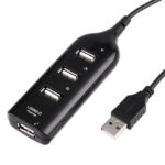 שקע מפצל עם 4 יציאות USB איכותי