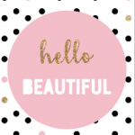 פוסטר "hello Beautiful"
